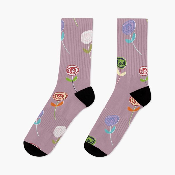 Item preview, Little Rose, cute large-scale fashion print on dusky pale pink designed and sold by Susan Marie Williams.