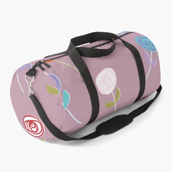 Item preview, Little Rose, cute large-scale fashion print on dusky pale pink designed and sold by Susan Marie Williams.