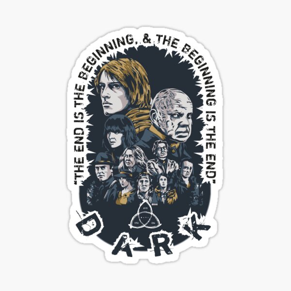 Artikel-Vorschau von DARK Netflix-Serie „Das Ende ist der Anfang und der Anfang ist das Ende“, designt und verkauft von vectorohlic.