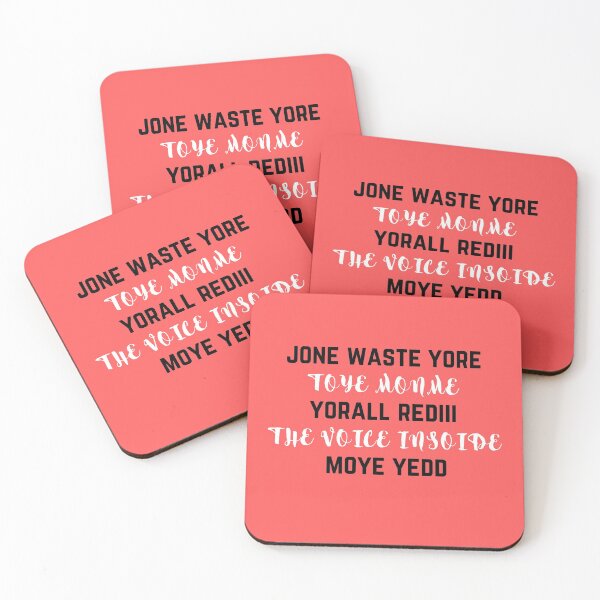 Item preview, jone waste yore toye monme yorall rediii the voice insoide moye yedd designed and sold by aimanart.