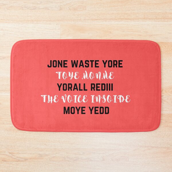 Item preview, jone waste yore toye monme yorall rediii the voice insoide moye yedd designed and sold by aimanart.