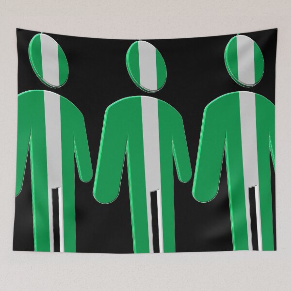 Item preview, Nigeria Flag Figure 3D designed and sold by Boakes-Digital.