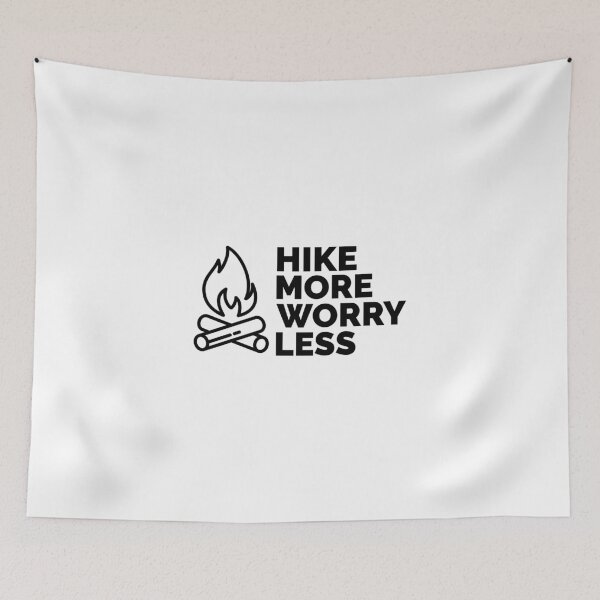 Item preview, Hike More Worry Less designed and sold by SHOPBLOB.
