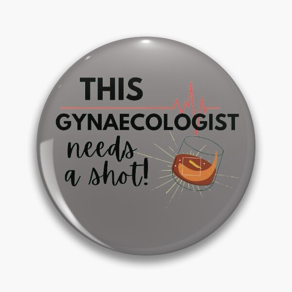 Item preview, This Gynaecologist needs a Shot- Funny Gift Ideas for Gynecologists- Black Text Version designed and sold by EvaWolf.
