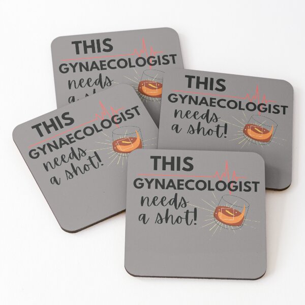 Item preview, This Gynaecologist needs a Shot- Funny Gift Ideas for Gynecologists- Black Text Version designed and sold by EvaWolf.