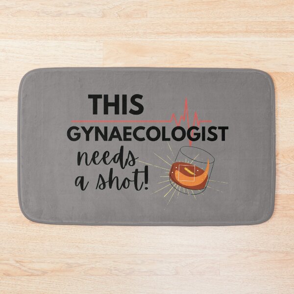 Item preview, This Gynaecologist needs a Shot- Funny Gift Ideas for Gynecologists- Black Text Version designed and sold by EvaWolf.