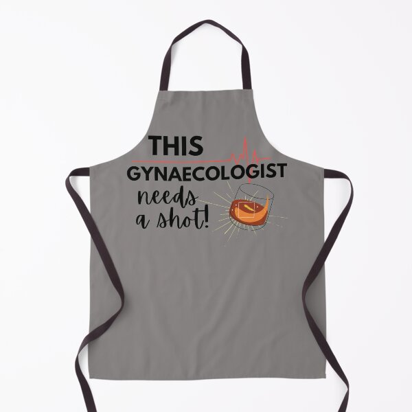 Item preview, This Gynaecologist needs a Shot- Funny Gift Ideas for Gynecologists- Black Text Version designed and sold by EvaWolf.