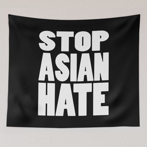 Aperçu de l'œuvre STOP ASIAN HATE | Social justice typography créée et vendue par Cevil.