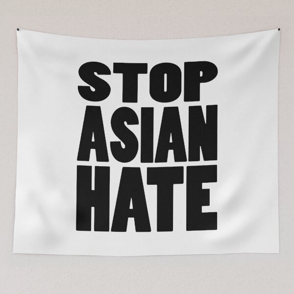 Aperçu de l'œuvre STOP ASIAN HATE | Social justice typography créée et vendue par Cevil.