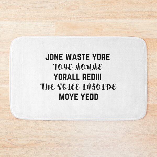Item preview, jone waste yore toye monme yorall rediii the voice insoide moye yedd designed and sold by aimanart.