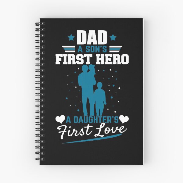 Item preview, Dad a Sons First Hero a Daughters First Love T-shirt designed and sold by Printoweb.