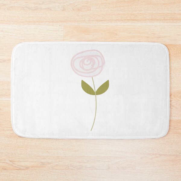 Item preview, Little Rose, left-facing icon, pale pink and green designed and sold by Susan Marie Williams.