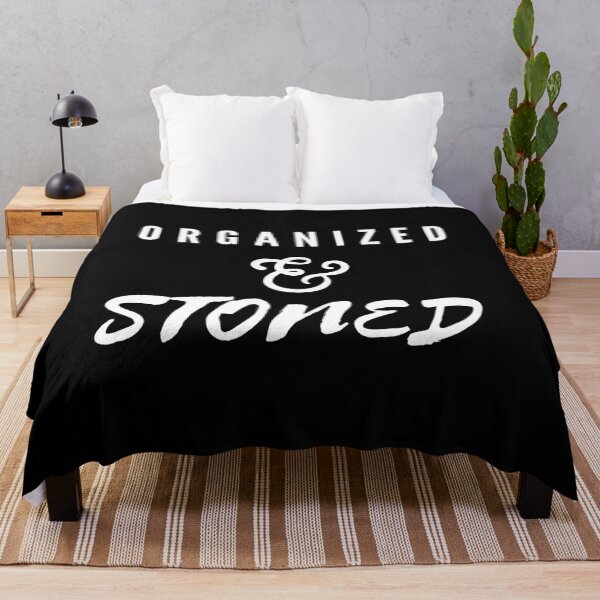 Item preview, ORGANIZED & STONED | Smart Successful Stoner | Weed Memes designed and sold by AlfaEcho.