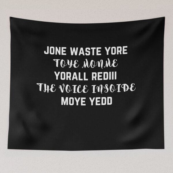 Item preview, jone waste yore toye monme yorall rediii the voice insoide moye yedd designed and sold by aimanart.