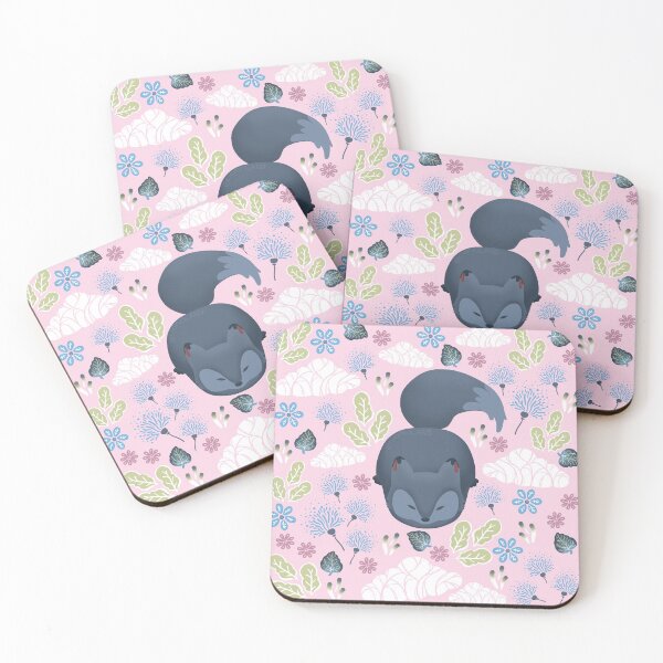 Item preview, Fluffy Fox Pattern with Nature Background designed and sold by Khotekmei.