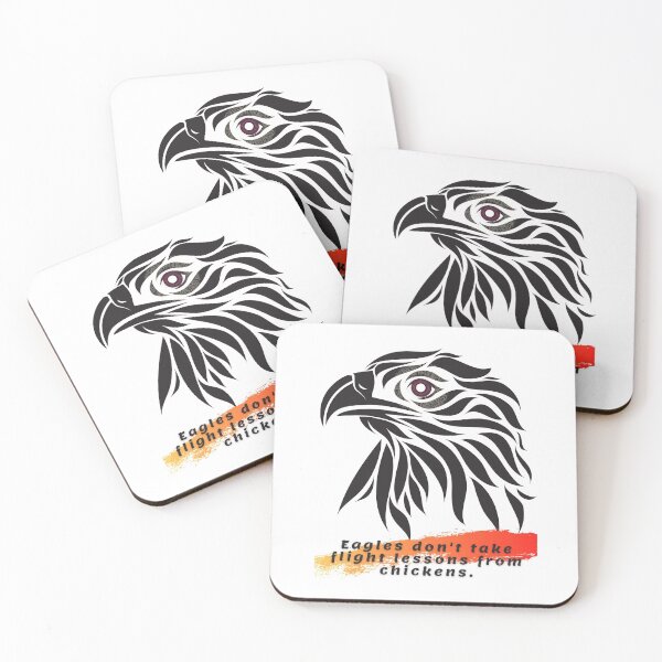 Item preview, Eagles don't take flight lessons from chickens. designed and sold by VS Design.