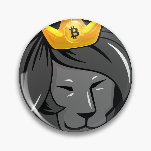 Item preview, Bitcoin Crown Lion the King Of The Crypto Jungle C.R.E.A.M designed and sold by DabGraphic.