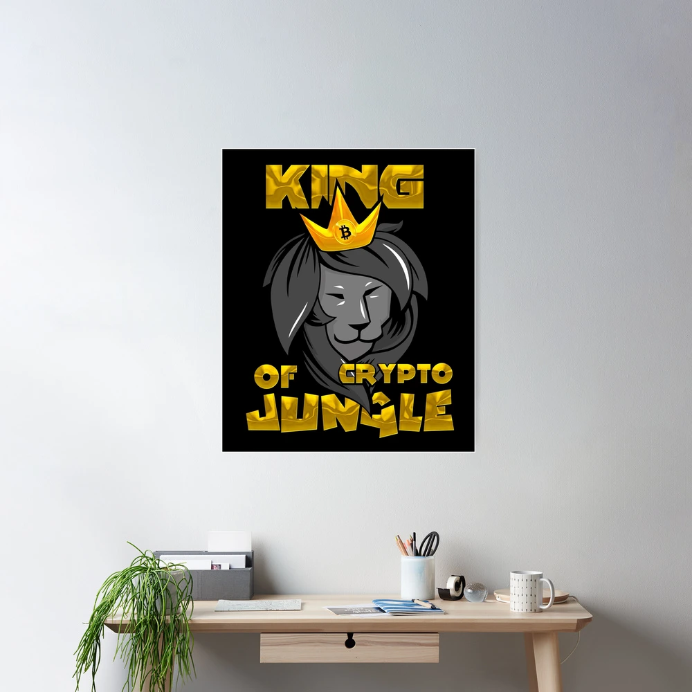 Bitcoin Crown Lion the King Of The Crypto Jungle C.R.E.A.M