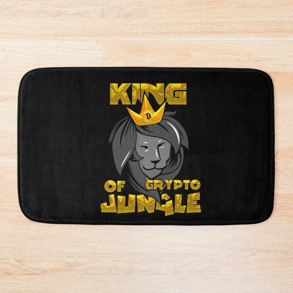 Item preview, Bitcoin Crown Lion the King Of The Crypto Jungle C.R.E.A.M designed and sold by DabGraphic.
