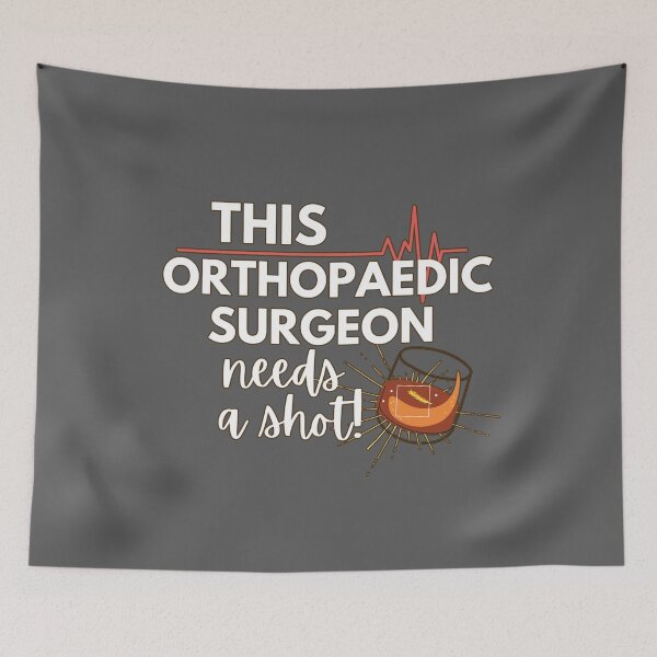 Item preview, This Orthopaedic needs a Shot- Funny Gift Ideas for Orthopaedics- White Text Version designed and sold by EvaWolf.