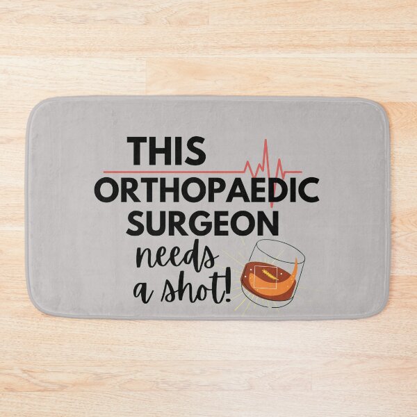Item preview, This Orthopaedic needs a Shot- Funny Gift Ideas for Orthopaedics- Black  Text Version designed and sold by EvaWolf.