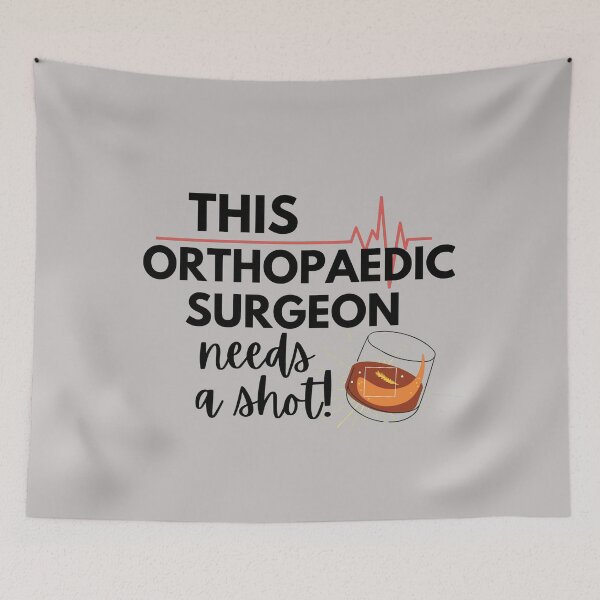 Item preview, This Orthopaedic needs a Shot- Funny Gift Ideas for Orthopaedics- Black  Text Version designed and sold by EvaWolf.