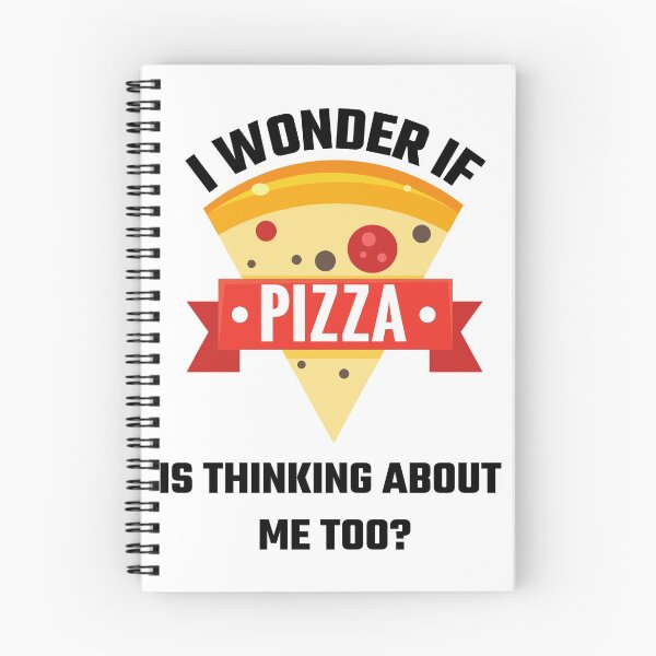 Item preview, I Wonder If Eat Pizza Funny Saying designed and sold by DerEmmat.