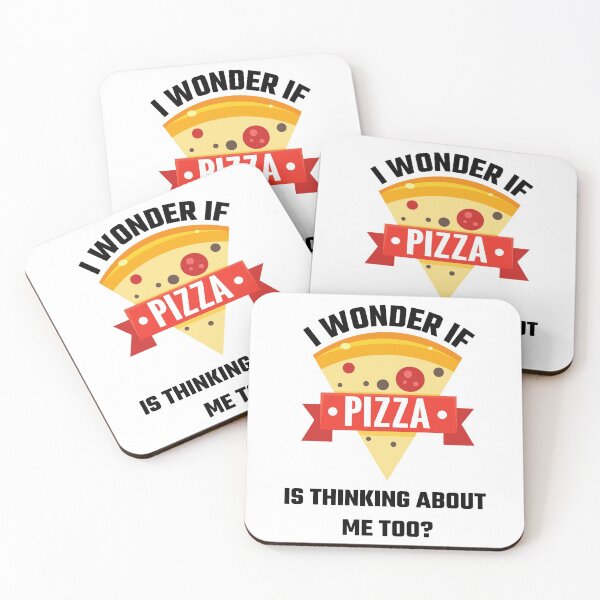 Item preview, I Wonder If Eat Pizza Funny Saying designed and sold by DerEmmat.