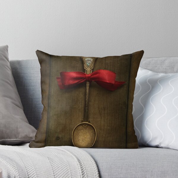Item preview, Red bow and ornamented spoon designed and sold by JBlaminsky.