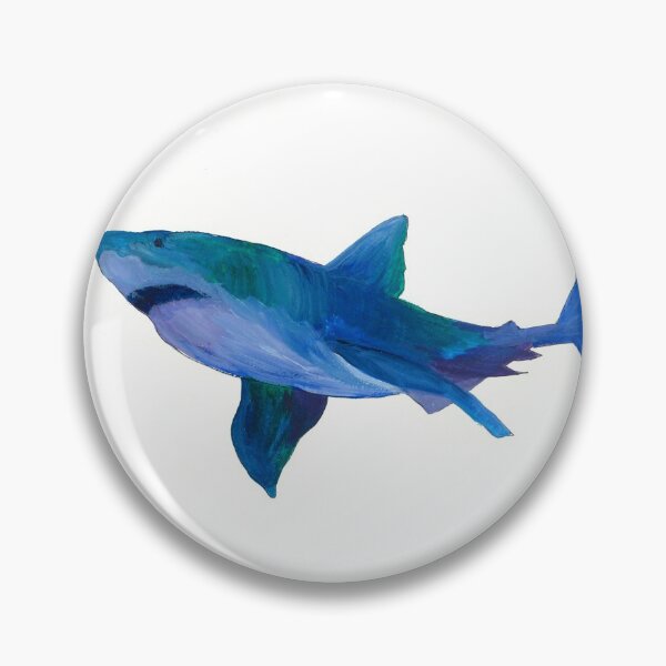 Item preview, Great White feeling blue designed and sold by JensOceanArt.
