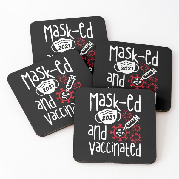 Item preview, Masked and vaccinated designed and sold by ShutterKapan.