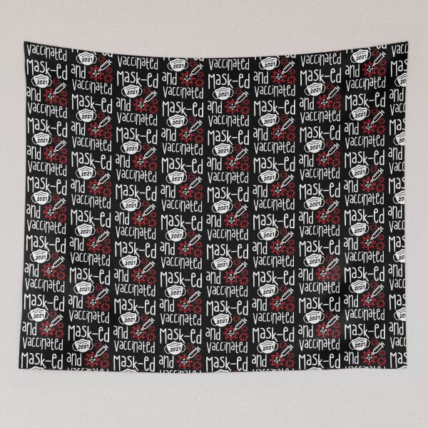 Item preview, Masked and vaccinated designed and sold by ShutterKapan.