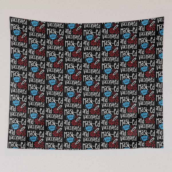 Item preview, Masked and vaccinated designed and sold by ShutterKapan.