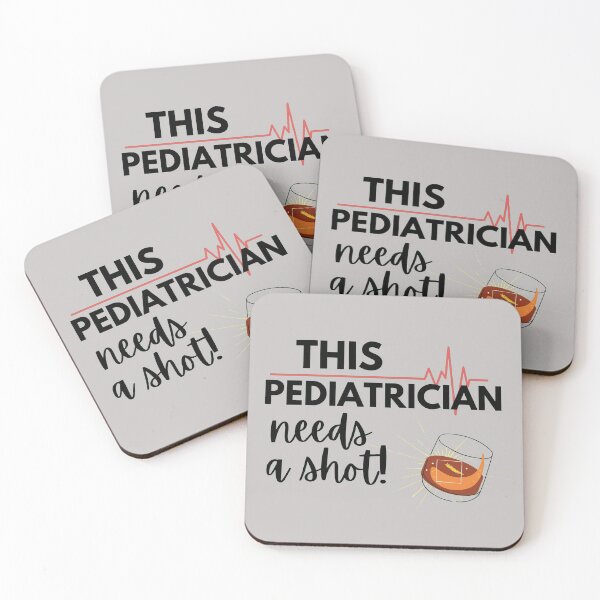 Item preview, This Pediatrician needs a Shot- Funny Gift Ideas for Pediatricians- Black  Text Version designed and sold by EvaWolf.