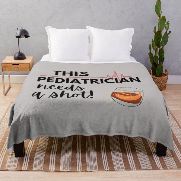 Item preview, This Pediatrician needs a Shot- Funny Gift Ideas for Pediatricians- Black  Text Version designed and sold by EvaWolf.