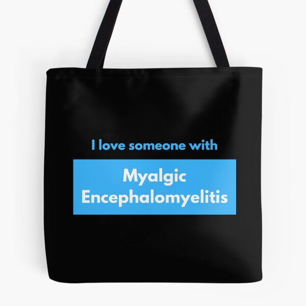 Item preview, I love someone with Myalgic Encephalomyelitis (Blue Block) designed and sold by Chantelle  Spies.