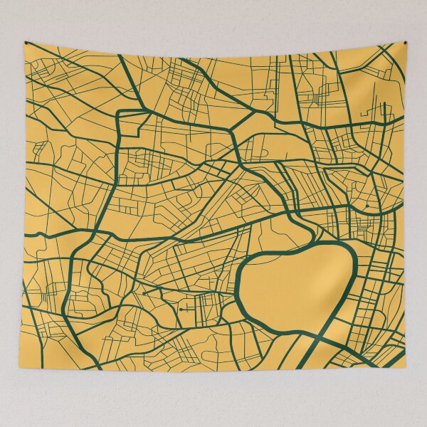 Item preview, Map of Tokyo, Japan designed and sold by Artisan-Gallery.