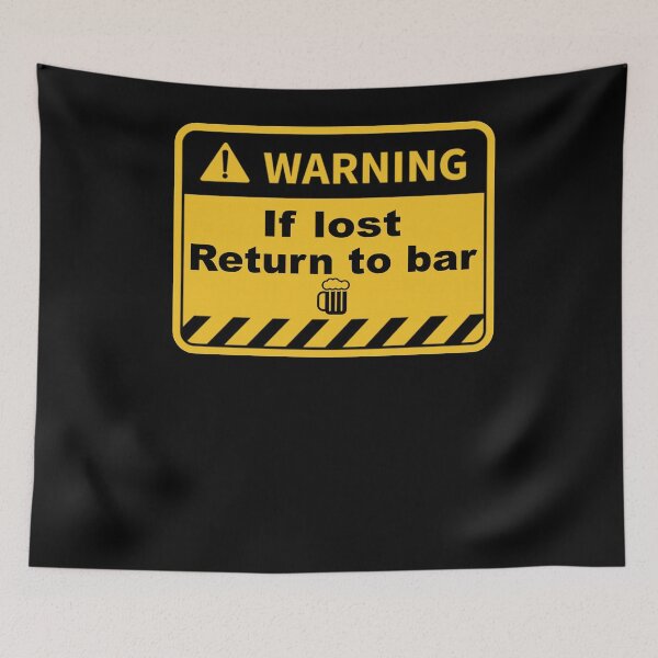 Item preview, Warning! If lost, return to bar designed and sold by HorizonDesignz.
