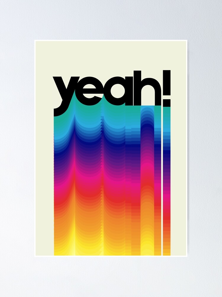 Yes You Can Typography Canvas Wall Art by Show Me Mars