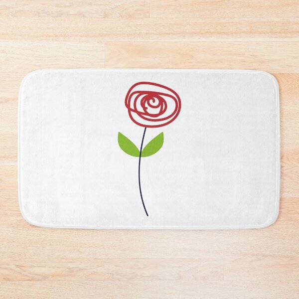 Item preview, Little Rose, right-facing icon, red and green designed and sold by Susan Marie Williams.