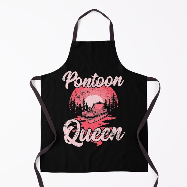Item preview, Pontoon Queen Crown Boating Lake Water Ocean Flattish Boat River Pontoon Deck Wave Lounge Sun Pads Paddle Des designed and sold by shirti.