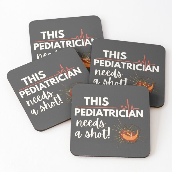 Item preview, This Pediatrician needs a Shot- Funny Gift Ideas for Pediatricians- White  Text Version designed and sold by EvaWolf.