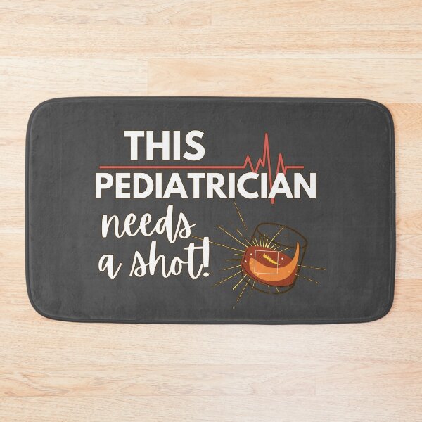 Item preview, This Pediatrician needs a Shot- Funny Gift Ideas for Pediatricians- White  Text Version designed and sold by EvaWolf.