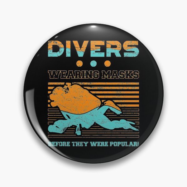 Item preview, Divers Wearing Masks Before They Were Popular Scuba Diving Deep Sea Snorkeling Snorkel Beach Ocean Regulator designed and sold by shirti.
