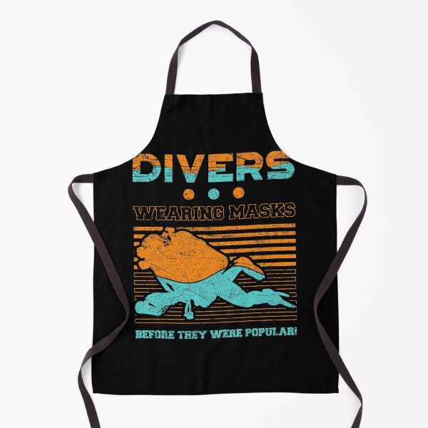 Item preview, Divers Wearing Masks Before They Were Popular Scuba Diving Deep Sea Snorkeling Snorkel Beach Ocean Regulator designed and sold by shirti.