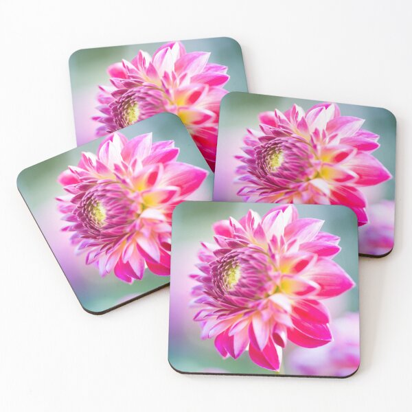 Item preview, Vibrant pink Dahlia flower  designed and sold by CyaniRose.