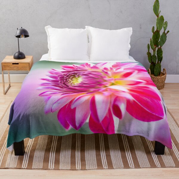 Item preview, Vibrant pink Dahlia flower designed and sold by CyaniRose.