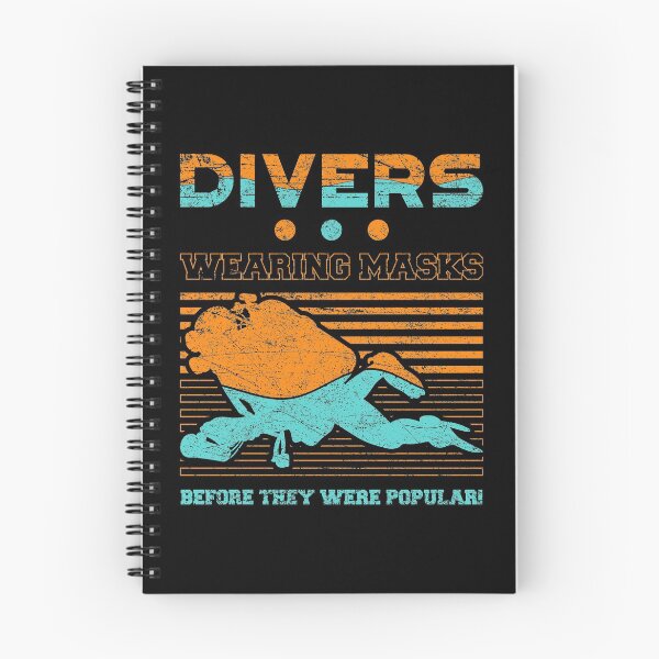 Item preview, Divers Wearing Masks Before They Were Popular Scuba Diving Deep Sea Snorkeling Snorkel Beach Ocean Regulator designed and sold by shirti.