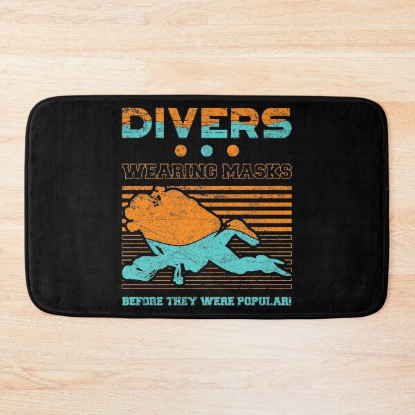 Item preview, Divers Wearing Masks Before They Were Popular Scuba Diving Deep Sea Snorkeling Snorkel Beach Ocean Regulator designed and sold by shirti.