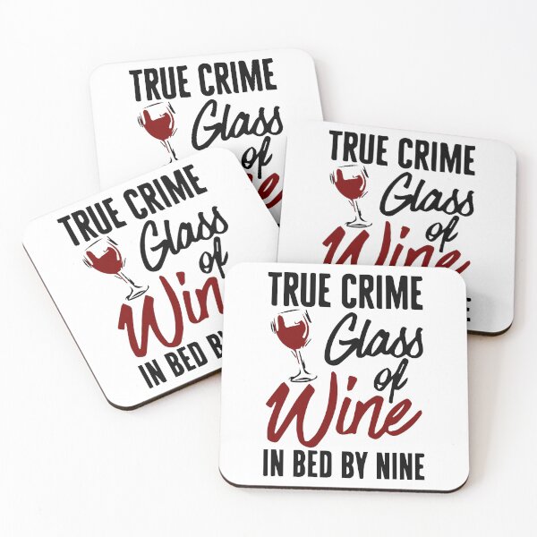 Item preview, True Crime Glass Of Wine In Bed By Nine designed and sold by Re Ka.